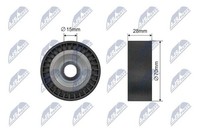 Original NTY Spannrolle Keilrippenriemen RNK-AU-076 FüR Audi Seat Skoda VW