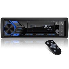 Bluetooth Marine Stereo Single Din - Boat Radio Receiver - Digital LCD Screen...