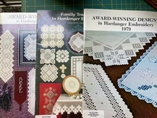 2 AWARD WINNING DESIGNS IN HARDANGER EMBROIDERY Meier & Rosalyn + Family Trad