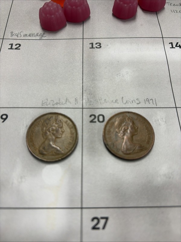 Elizabeth II New Pence 2 Coin 1971