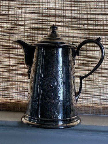 Antique Webster SILVERPLATE Water Pitcher 11.5” Home Decor - Picture 18 of 22