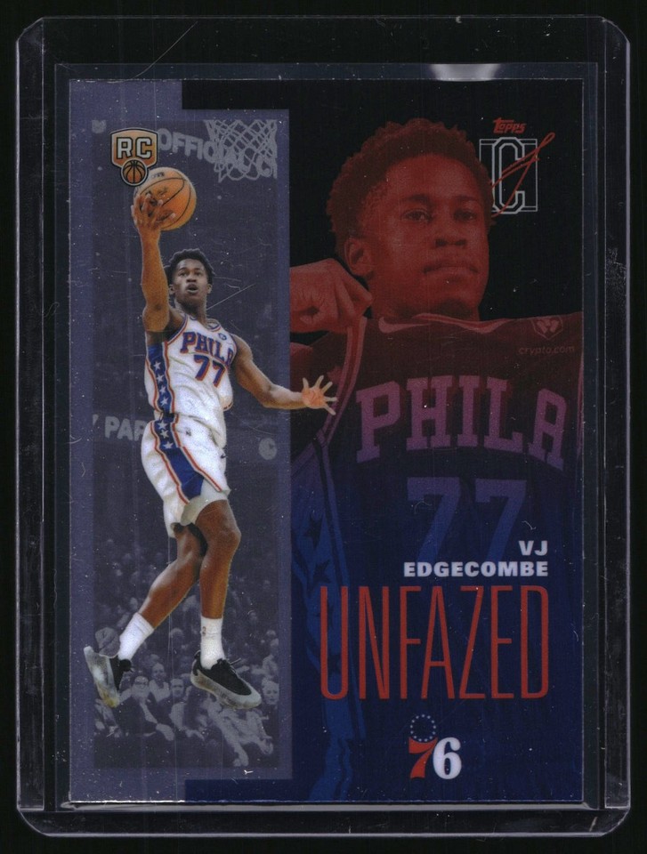 2025 -26 Topps Signature Class Unfazed #FAZE-13 VJ Edgecombe RC
