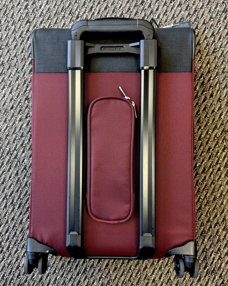 Briggs & Riley Transcend Expandable Spinner 22" Carry-On Suitcase Merlot NEW! - Image 2 of 4