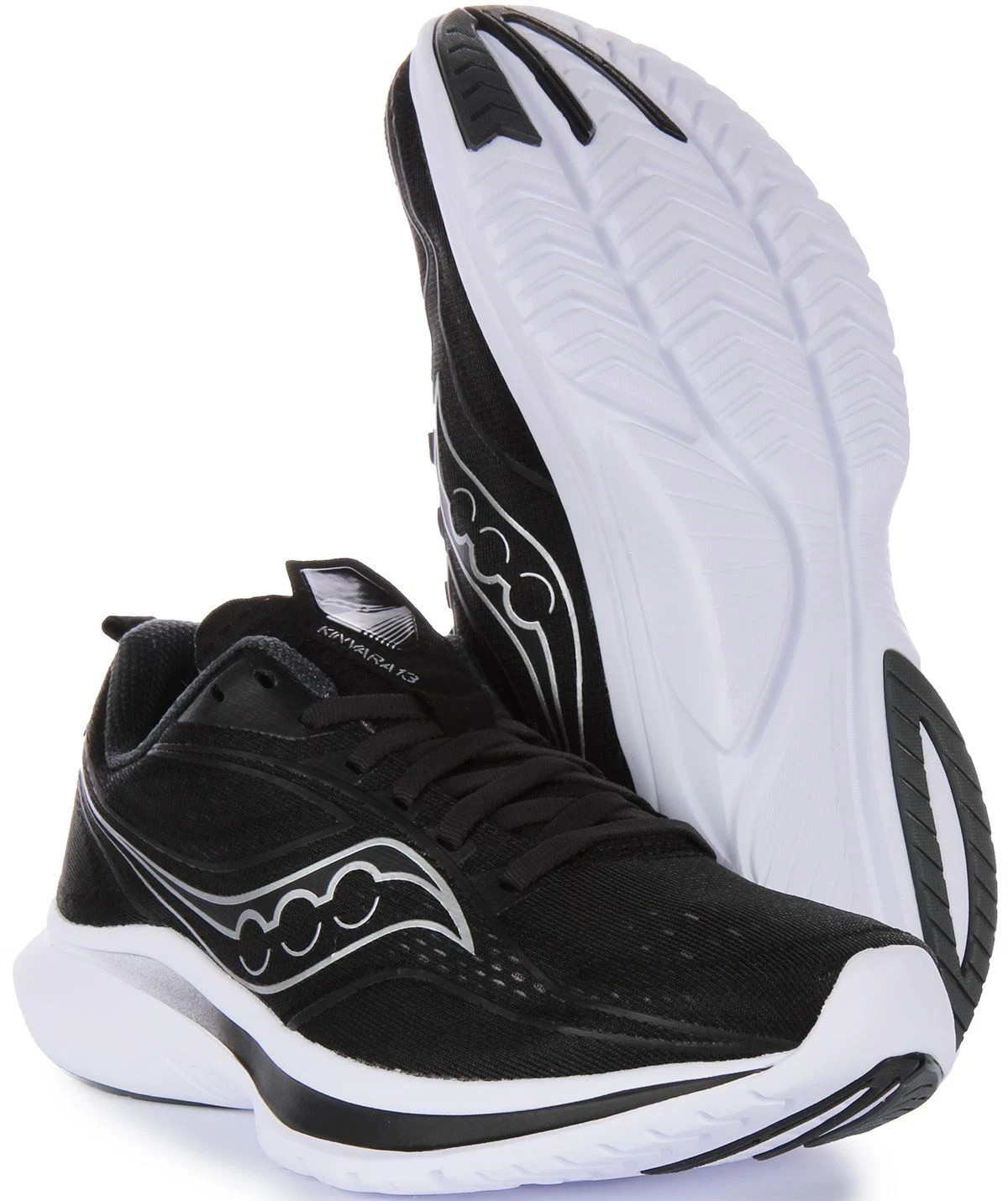 NEW in Box - Women's - Saucony Kinvara 13 - S10723-05 - Black/Silver - 8 thumbnail 6