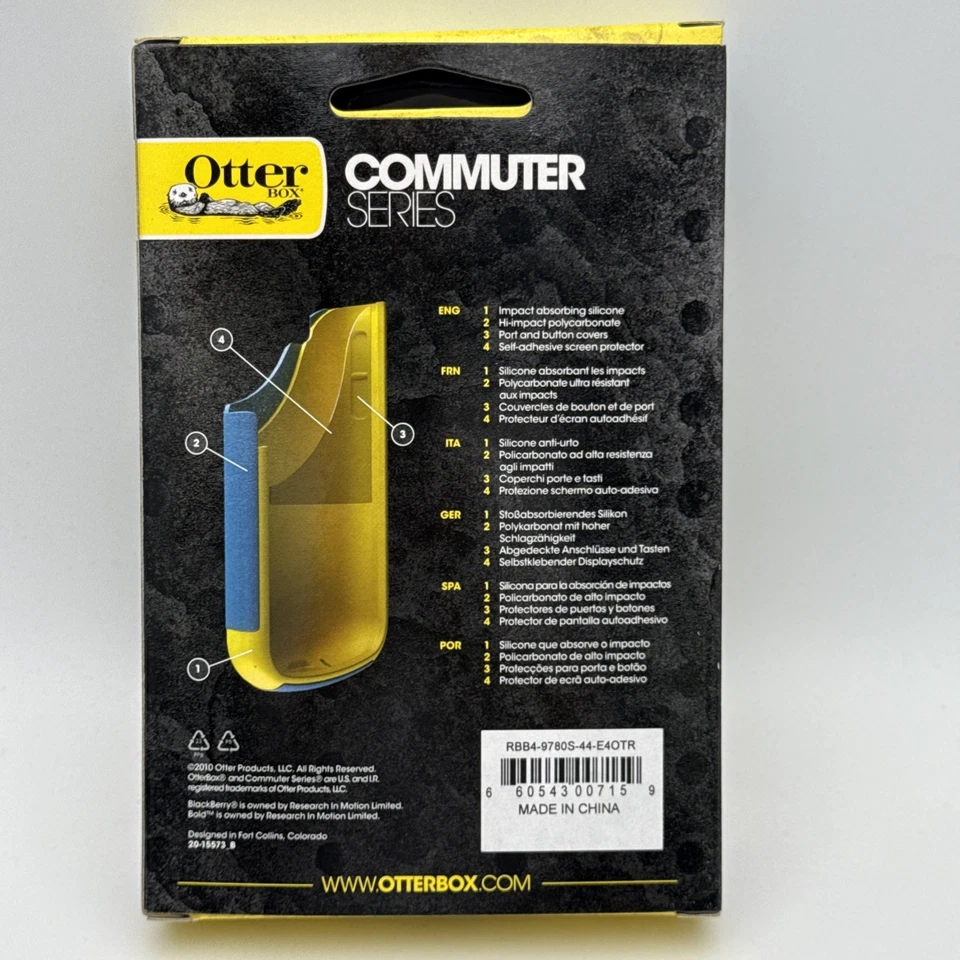 Otterbox Commuter Case Dual Layer Pink Cover for BlackBerry Bold 9780 9700 - Image 4 of 4