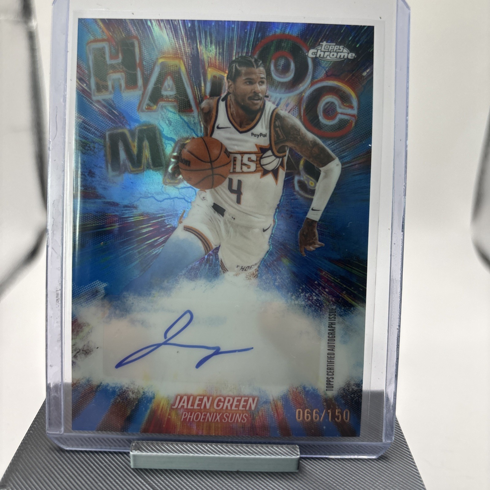 2025-26 Topps Chrome Update Basketball Jalen Green Suns Havoc Marks Auto /150