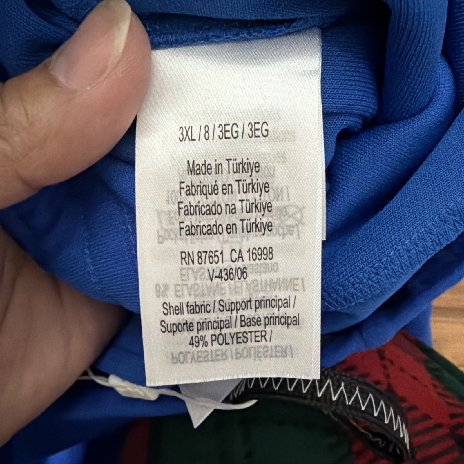 Lacoste Men's Active Slim Fit Oversized Track Pants Blue thumbnail 6