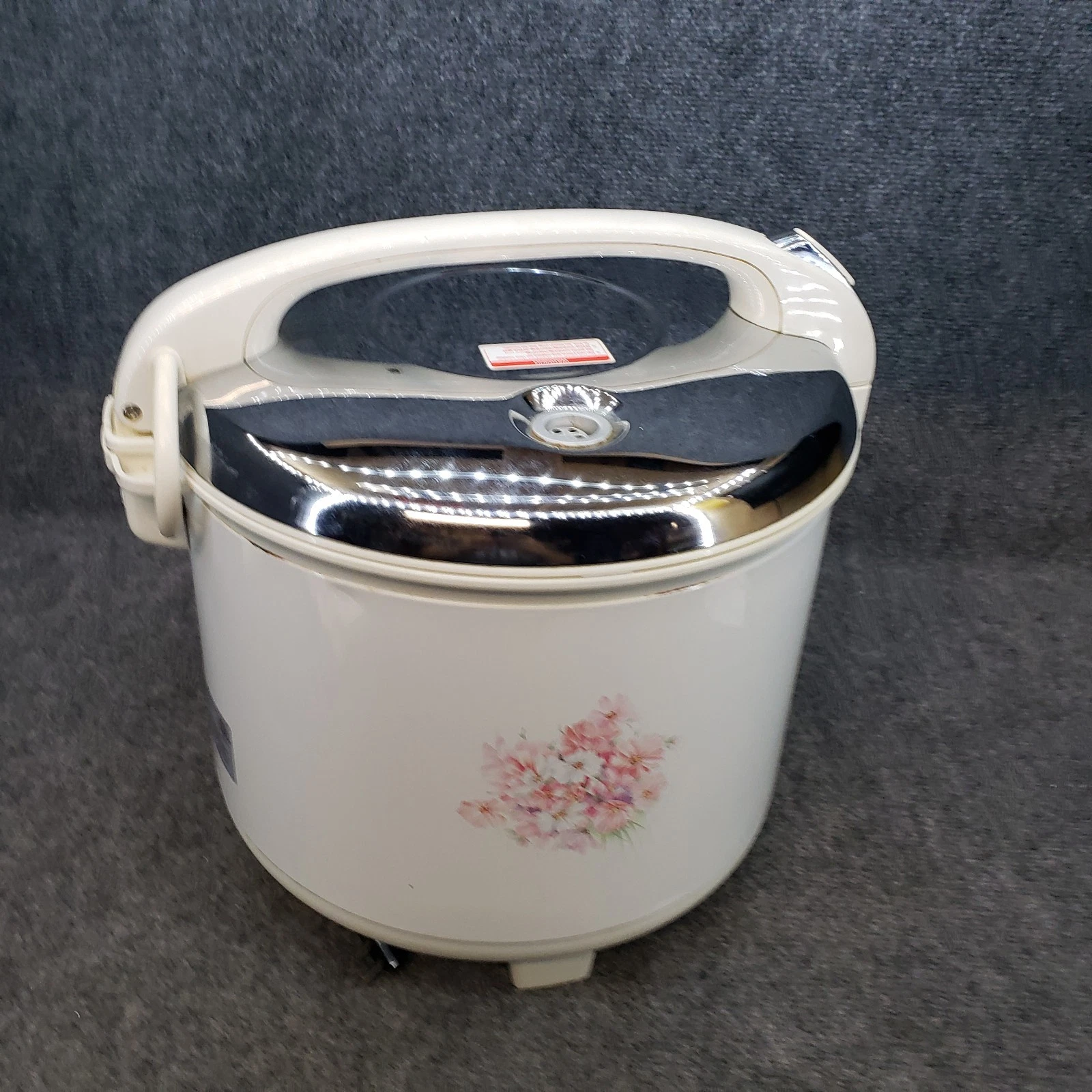 Tiger JCC-2700 15 Cup (Uncooked) Rice Cooker Warmer Floral White Pink See Photos