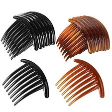 24 PCS 7 Tooth French Twist Comb Plastic Hair Clip Hair Side Combs Hair
