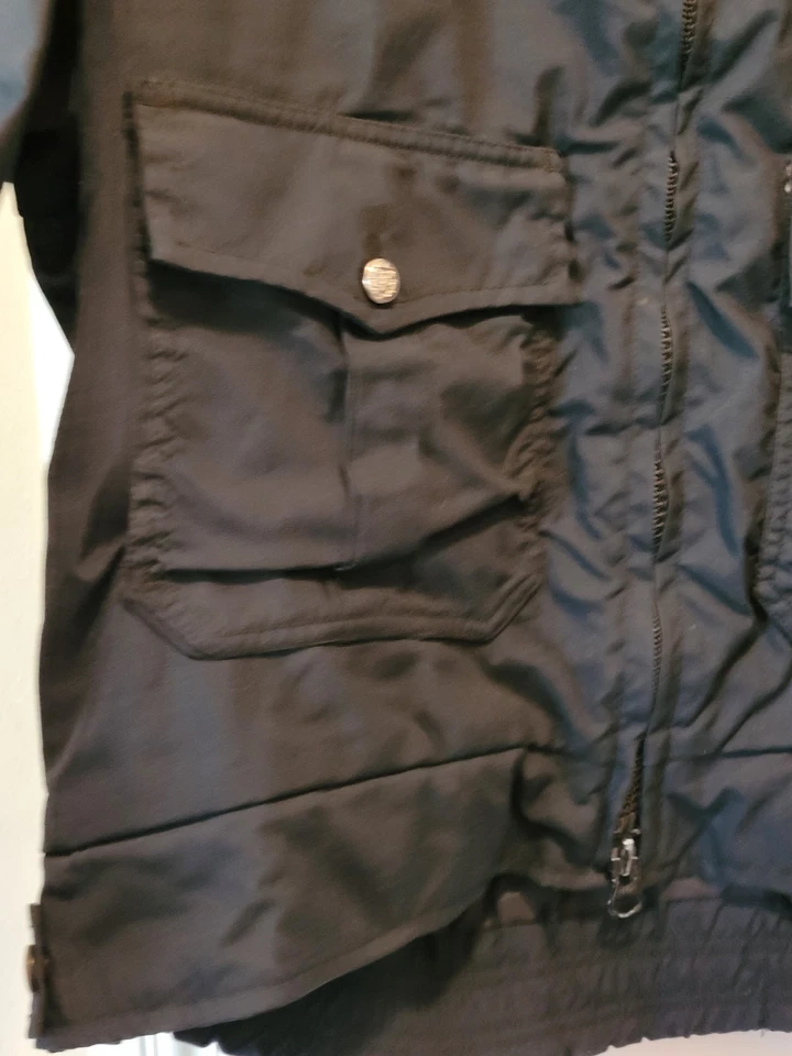Vintage Gerber Cordura Raider Black Mens Utility Work Jacket Coat 44 R Large  - Image 4 of 4