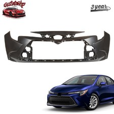 Front Bumper Cover Primed For 2020 2021 2022 Toyota Corolla L,LE,XLE