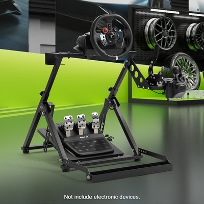 Hottoby Racing Sim Cockpit Wheel Stand Fit Logitech G29 G920 G923 Thrustmaster
