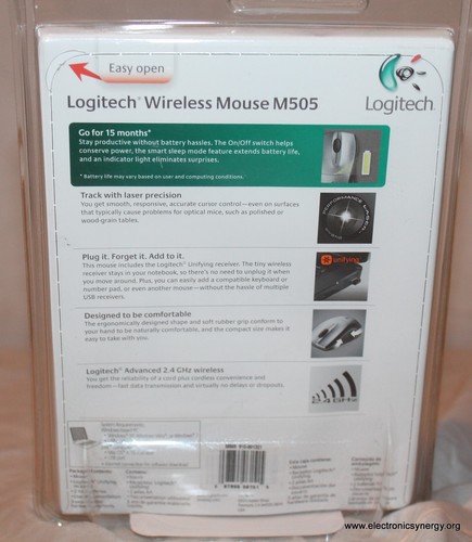 Logitech M505 Wireless Mouse – New in Sealed Package - Picture 4 of 7
