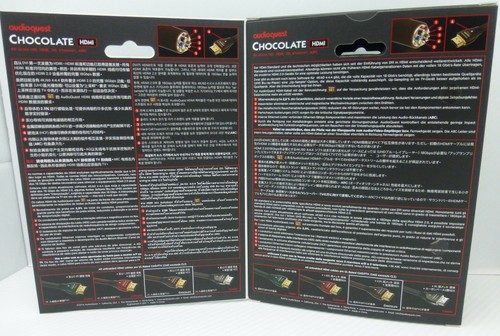 Audioquest Chocolate HDMI 4k, HDR, HDCP 2.2, UltraHD 4 meter - Picture 4 of 6