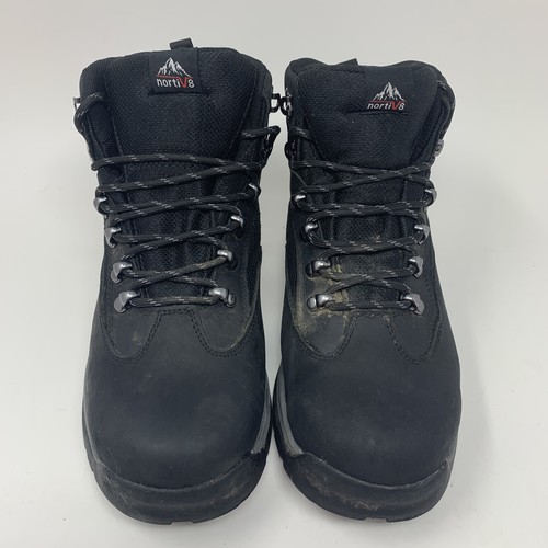 Nortiv8 Hiking Work Boots Men Size 8.5 Black Rockford. - Picture 2 of 7