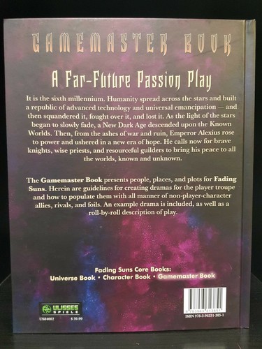 Fading Suns Core Books Slipcase Ulisses Spiele RPG Roleplaying Game - Picture 7 of 9
