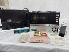 General Electric Solid State Reel To Reel Audio Recorder Model M8010 Bundle