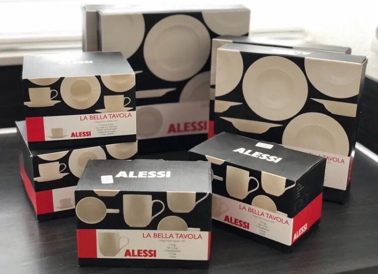 Alessi La Bella Tavola tasse à café, blanc | Finnish Design Shop
