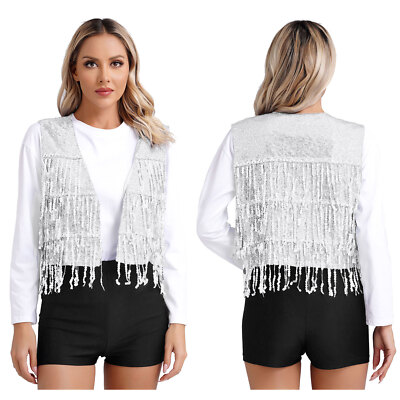 Womens Fully Lined Double Breasted V Neck Economy Dressy Suit Vest Waistcoat