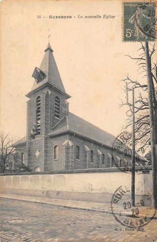 CPA BOURGTHEROULDE - L'Église (02) - Carte Postale Ancienne Originale