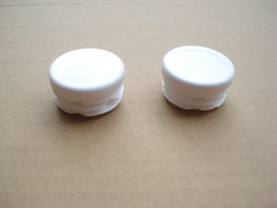 Embouts ronds Bombés Noir pour Tube 40mm Bouchon Ailette PVC Obturateur