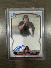 2023 Bowman Chrome 1st Deyvison De Los Santos Auto #CPA-DD Arizona Diamondbacks