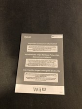 Wii U Quick Start Guide Insert