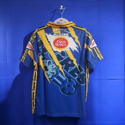 TIGRES UANL AWAY 97/98 - Jersey Retro - Blue - Atletica - Small