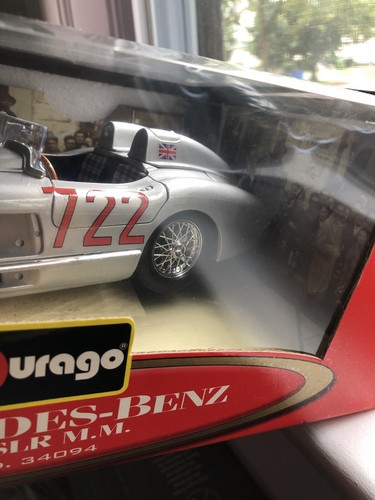 Bburago mercedes benz 300 slr 1/18 Scale Burago diamond Collection Made Italy - Picture 8 of 12