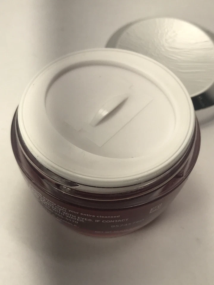 EMPTY Red & Silver With White Writing Olay Regenerist 1.7 OZ Cream Jar and Lid - Image 4 of 4