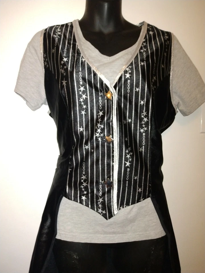 Konfetti Tailcoat Костюм Волшебник Ringmaster Взрослый Большой Хэллоуин - Изображение 2 из 4