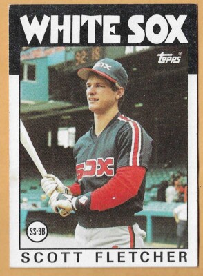 SCOTT FLETCHER CHICAGO WHITE SOX #187 - TOPPS NM-MT 1986 | eBay