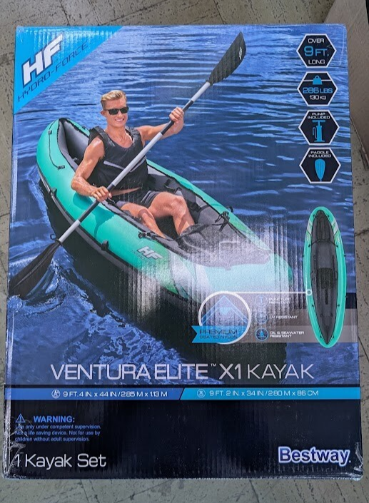 Bestway Hydro Force 1 Person Ventura Elite Inflatable Kayak