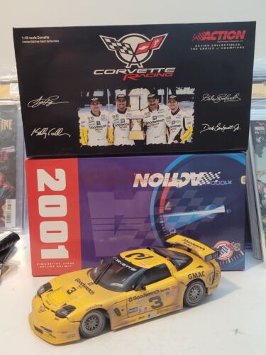 2001 1/18 #3 EARNHARDT SR., EARNHARDT JR. & PILGRIM C-5R CORVETTE RACED VERSION