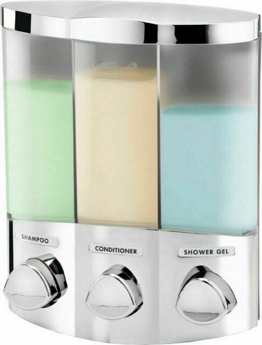 Distributeur Triple Aviva Better Living - 3 Chambres Rechargeables - Pour Cuisine/Salle De Bain