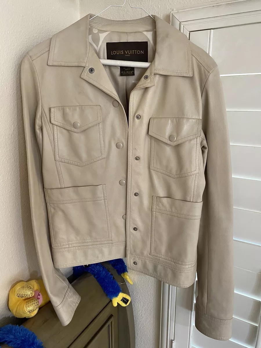 louis vuitton cream jacket