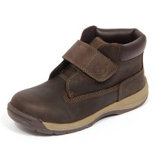 H0228 scarponcino bimbo TIMBERLAND kids leather shoes brown