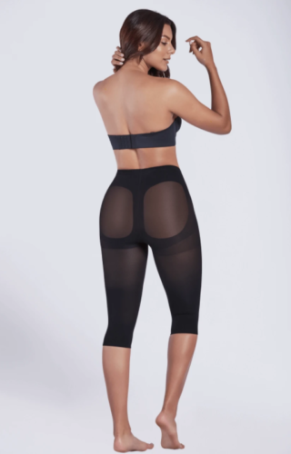 THERMAL BUTT LIFT CAPRI PANTY SHAPER PANTS SEAMLESS SHAPEWEAR CONTROL LEGGINGS - Picture 4 of 7