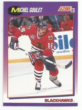 MICHEL GOULET 1991-92 SCORE CARD NM-MT+ CONDITION