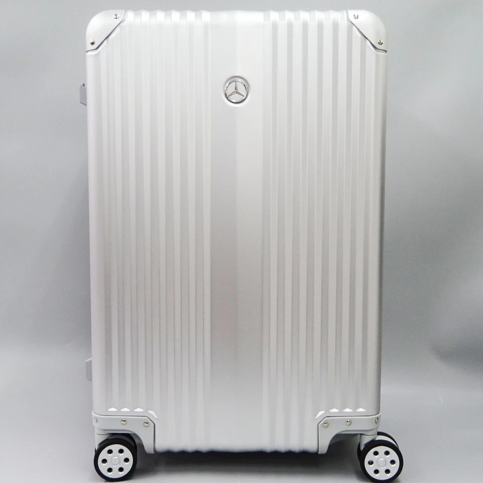 Mercedes Benz Valigia Alluminio Originale 65L Argento Borsa Trasporto Novità ... - Immagine 2 di 4