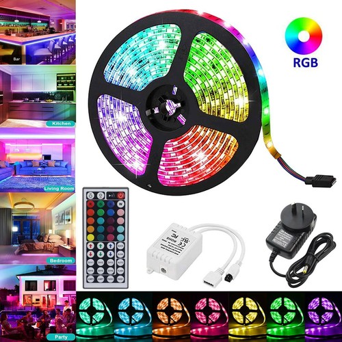 RGB LED Strip Lights 5050 SMD Waterproof IP65 44Key IR Remote Controller - Picture 13 of 15
