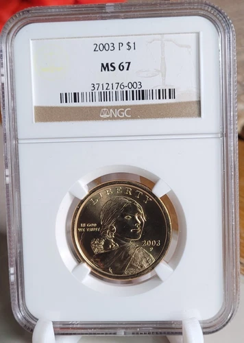 2003-P Sacagawea $1 NGC MS 67