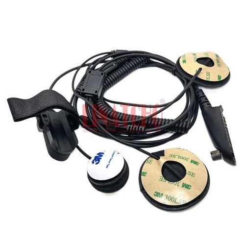 Finger PTT For Motorola PRO5350 PRO5450 GP328 338 Two Way Radio Headset Helmet - Picture 4 of 11