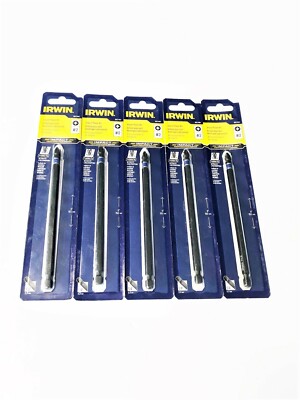 5 IRWIN 6'' IMPACT #2 PHILLIPS PH2 QUICK CHANGE SCREW DRIVER POWER BITS 1837460