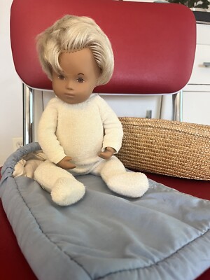 Sasha Baby Nest With Sleeping Bag And Basket, English Production 1980's