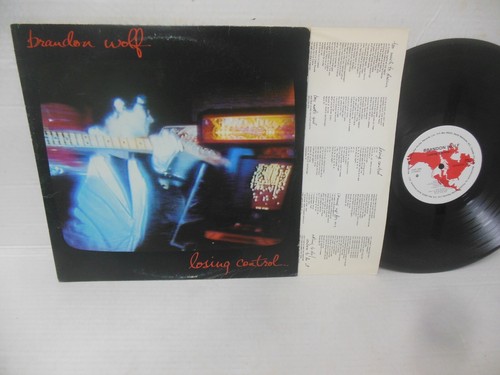 BRANDON WOLF nr mint vinyl lp LOSING CONTROL