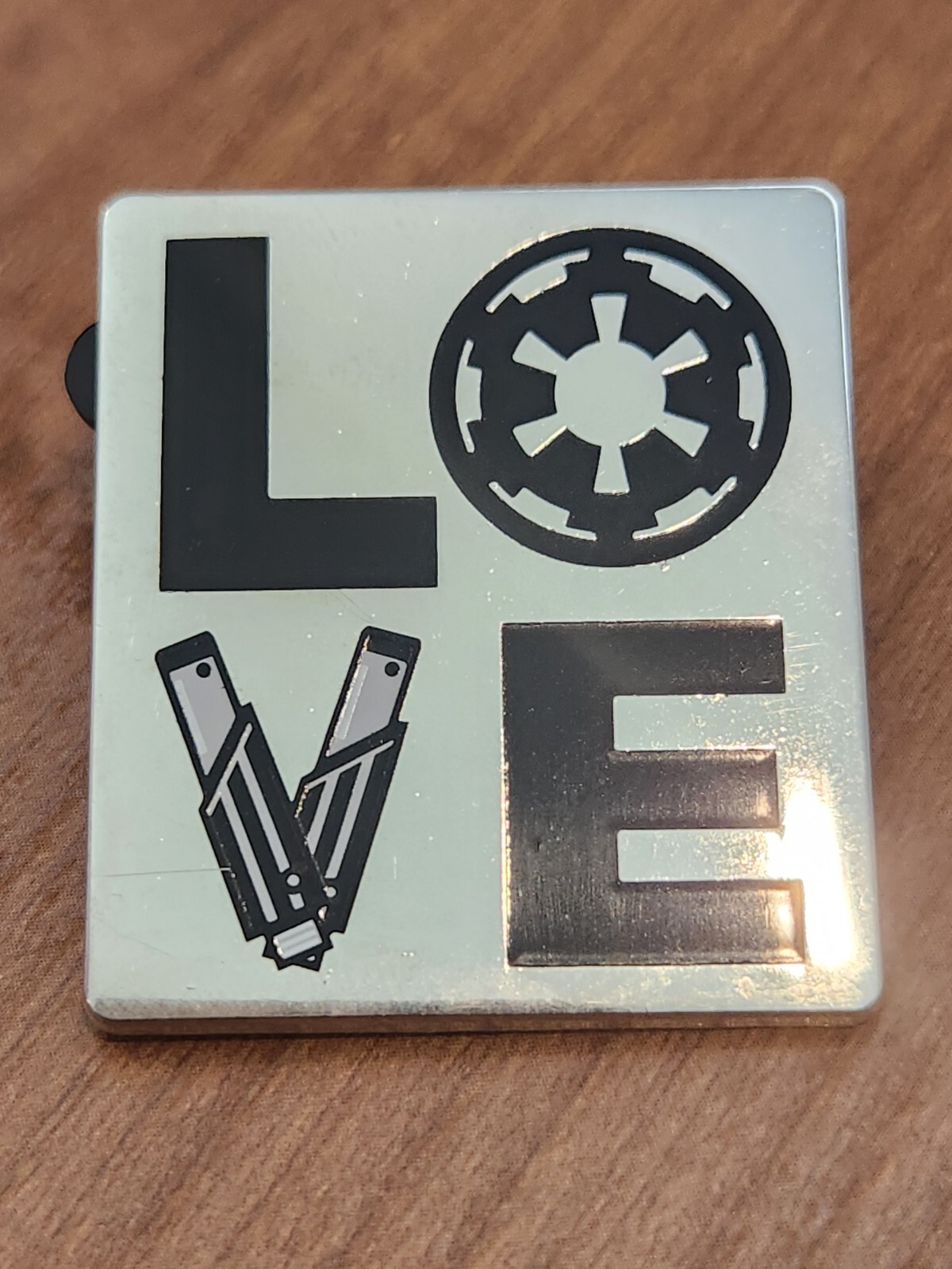 Star Wars Imperial Crest LOVE Her Universe Limited Release Disney Pin Lightsaber