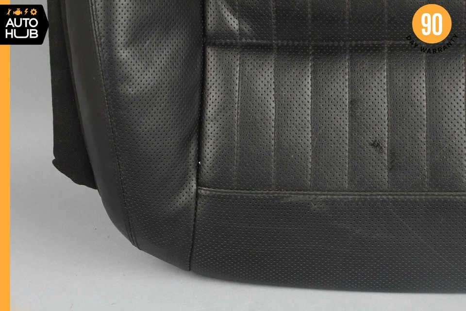 07-14 Mercedes W216 CL600 Front Left Driver Bottom Lower Seat Cushion Black OEM - Image 4 of 4