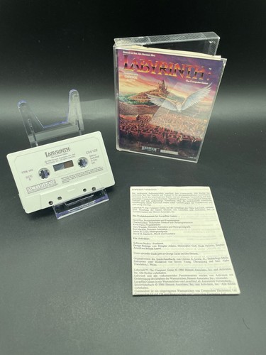 Labyrinth - Lucasfilm - Commodore / C 64 / 128 -Tape- Small BOX / OVP