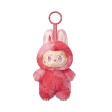 Pop Mart Labubu Love Keyring Highlight Series Red Bunny Opened Box